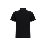 Fendi Black Cotton Polo Shirt