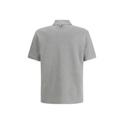 Thom Browne Gray Cotton Polo Shirt