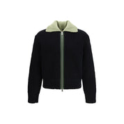 Namacheko Black Wool Cardigan