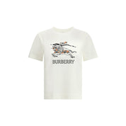 Burberry White Cotton T-Shirt