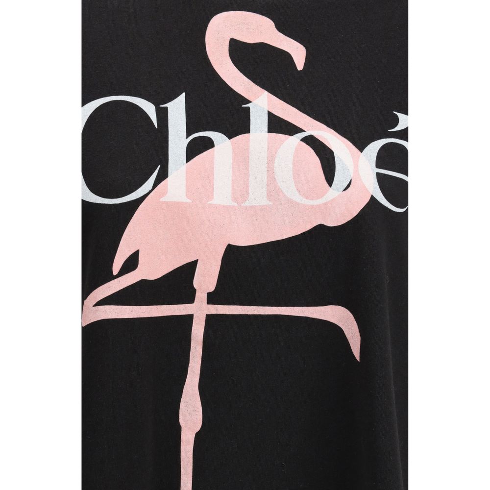 Chloé Black Cotton T-Shirt