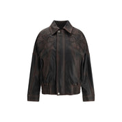 Golden Goose Brown Viscose Bomber