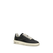 Dsquared² Black Calf Leather Bos Taurus Sneakers