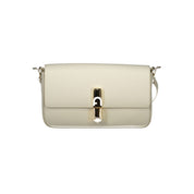 Furla Bianco Leather Women Handbag