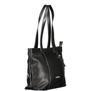 Mario Valentino Nero Polyurethane Women Shoulder Bag