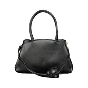 Mario Valentino Black Polyurethane Women Handbag
