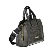 Mario Valentino Black Polyurethane Women Handbag
