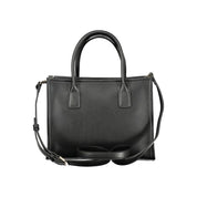 Mario Valentino Black Polyurethane Women Handbag