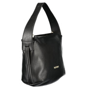 Mario Valentino Nero Polyurethane Women Shoulder Bag