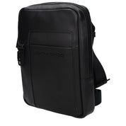 Piquadro Black Leather Crossbody Bag