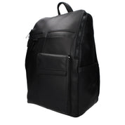Piquadro Black Leather Backpack