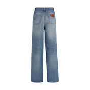 Chloé Blue Cotton Jeans Denim