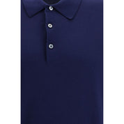 Tom Ford Blue Cotton Polo Shirt