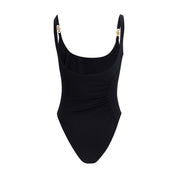 Versace Black Polyamide One-Piece Swimsuit