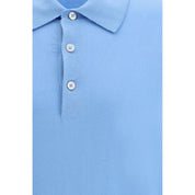 Tom Ford Light Blue Cotton Polo Shirt