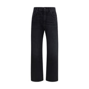 Balmain Black Cotton Jeans Denim