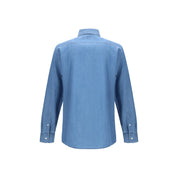 Brunello Cucinelli Blue Denim Shirt