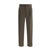 Brioni Bicolor Fleece Wool Casual Pants
