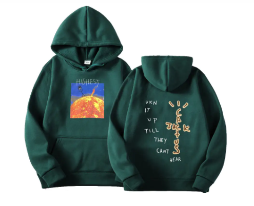 Travis Scott Sun Hoodies Men.