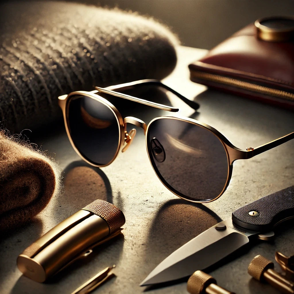 DALL_E_2025-11-10_12.51.22_-_Editorial_product_photograph_captured_on_35mm_film_of_men_s_luxury_sunglasses_resting_beside_folded_wool_and_leather_accessories_on_a_textured_stone_t_1.webp