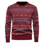 Men's Long Sleeve Sweater: Cotton Cloud