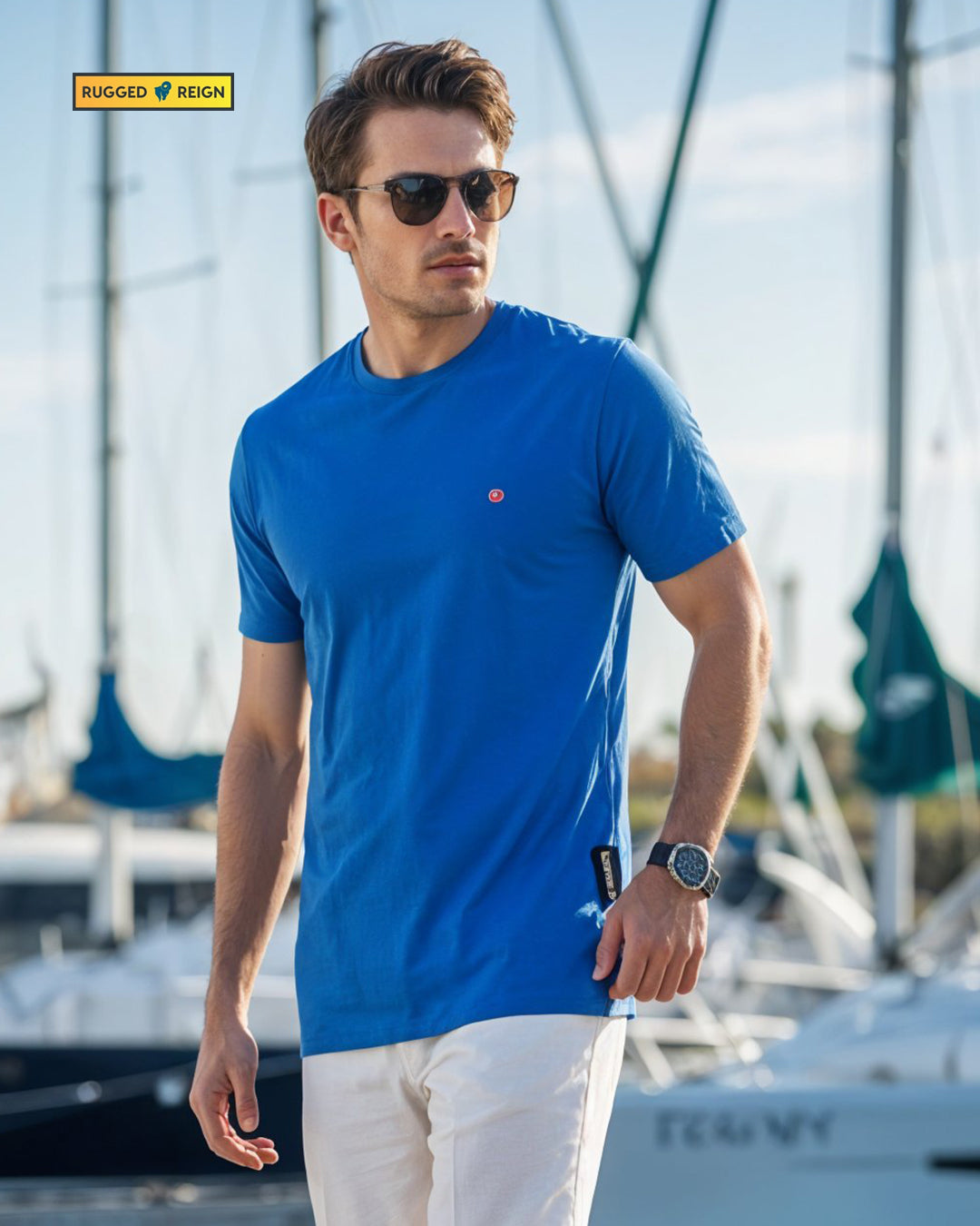 Napapijri Blue Men's T-Shirt