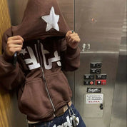 Men's Hoodie: Star Print