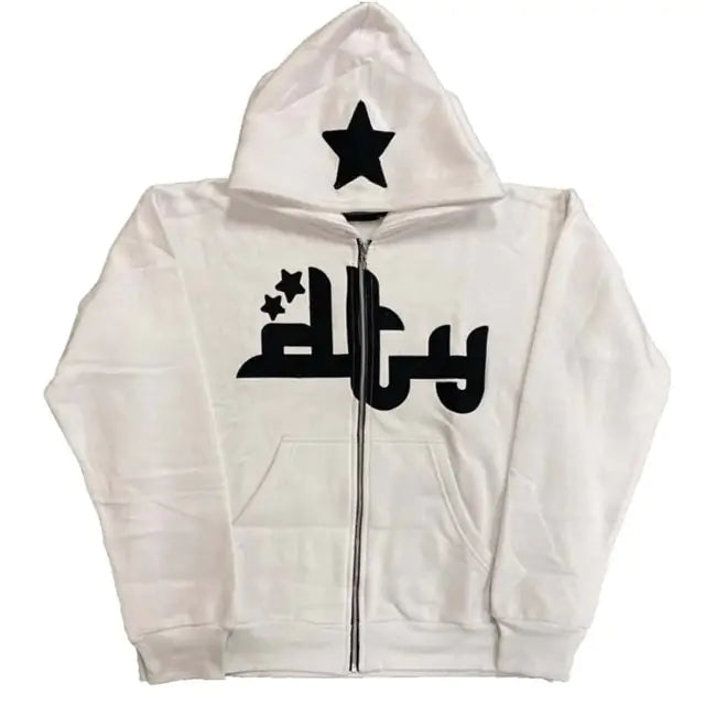 Men's Hoodie: Star Print