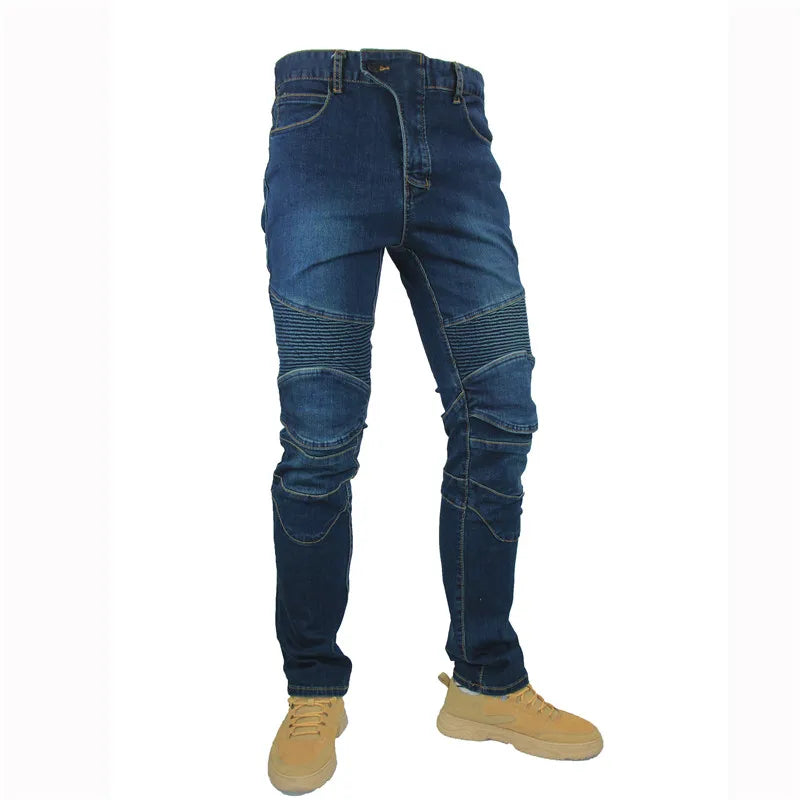 Pantalon  Classic Blue Motorcycle Denim with built-in Armor