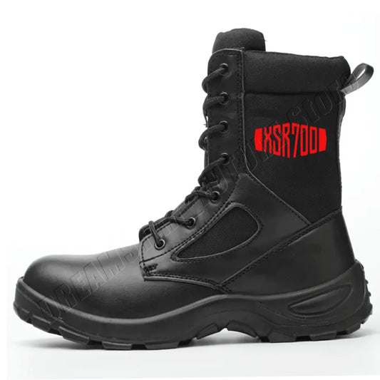 Anti Smashing Adventure Combat Motorcycle Boots