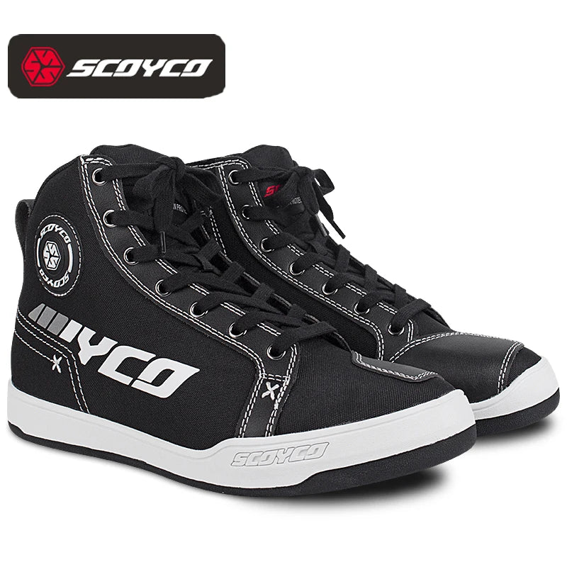 SCOYCO Wear Resistant Motorcycle Riding Boots