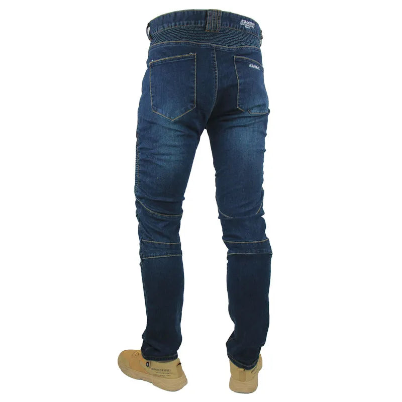 Pantalon  Classic Blue Motorcycle Denim with built-in Armor