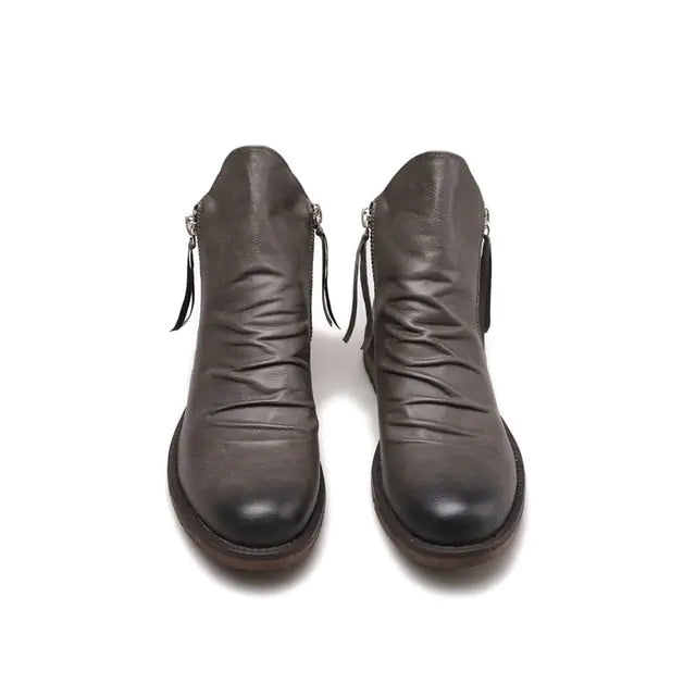 Men's Leather Boots: VINTAGE VIBE