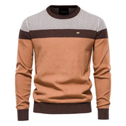 Men's Long Sleeve Sweater: Cotton Cloud