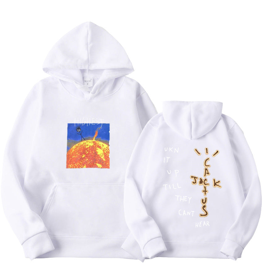 Travis Scott Sun Hoodies Men.