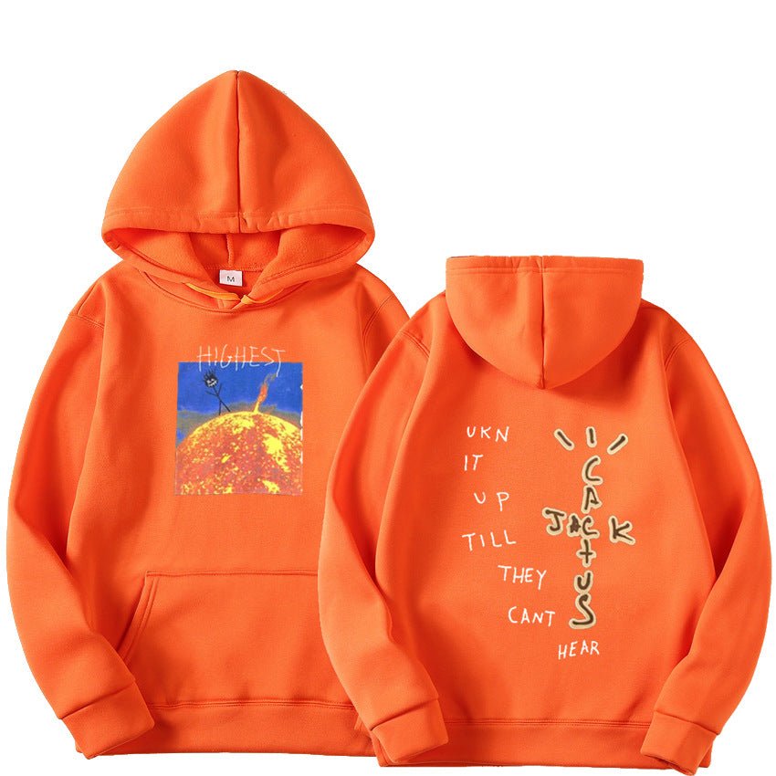 Travis Scott Sun Hoodies Men.