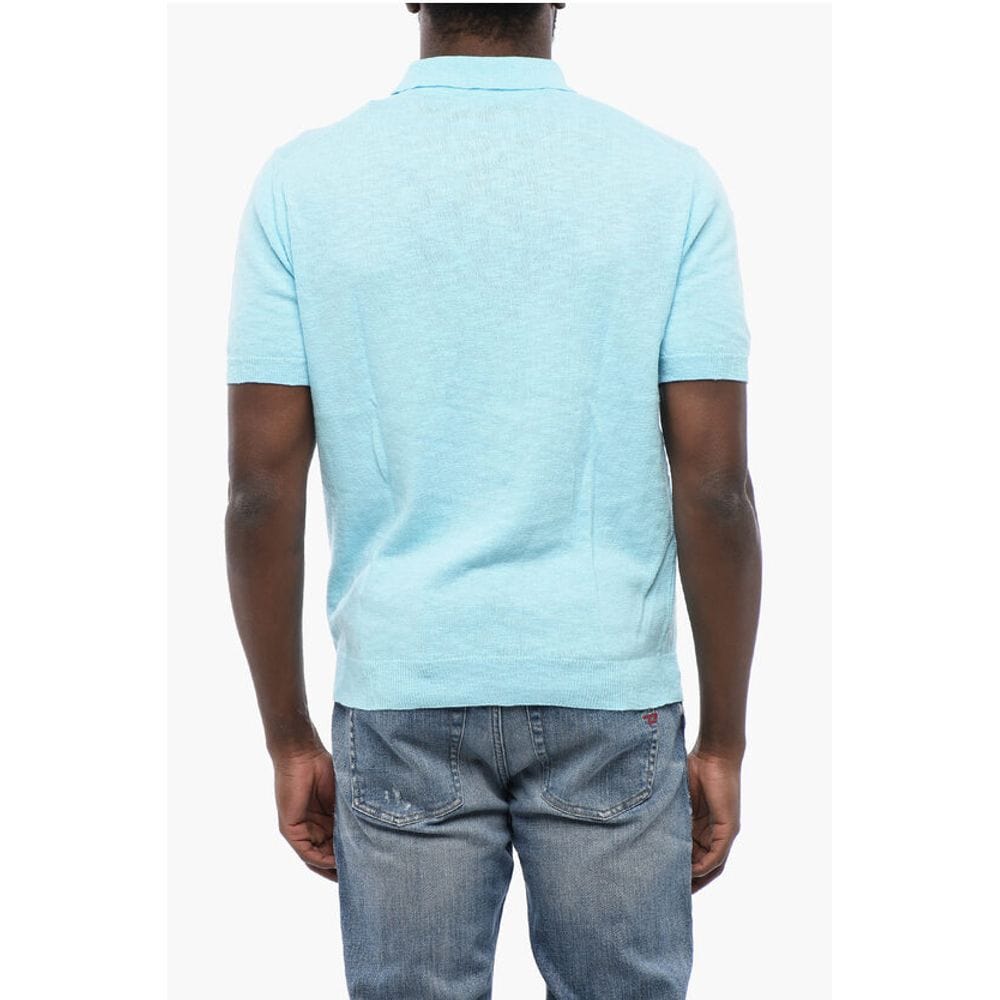 Altea Altea Melange Cotton Knit Polo