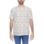 Antony Morato T-Shirts IT54 | XXL Antony Morato Beige Polyester T-Shirt