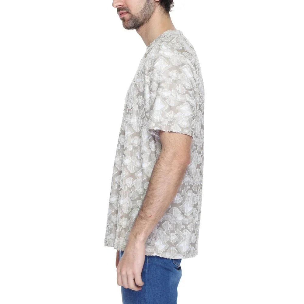 Antony Morato T-Shirts IT54 | XXL Antony Morato Beige Polyester T-Shirt