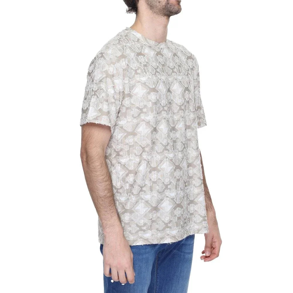 Antony Morato T-Shirts IT54 | XXL Antony Morato Beige Polyester T-Shirt