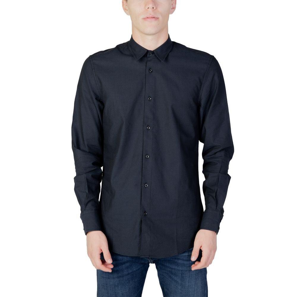 Antony Morato Casual Shirts IT54 | XXL Antony Morato Blue Cotton Shirt