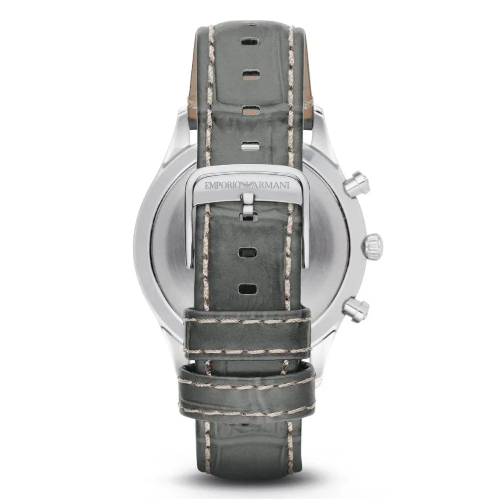 Armani Watches Armani Green Leather Watch