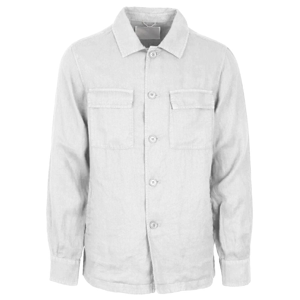 AT.P.CO Linen Shirts AT.P.CO White Linen Shirt