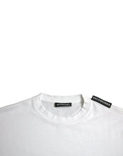 Balenciaga T-Shirts Balenciaga Off White Cotton Jersey Round Neck T-shirt