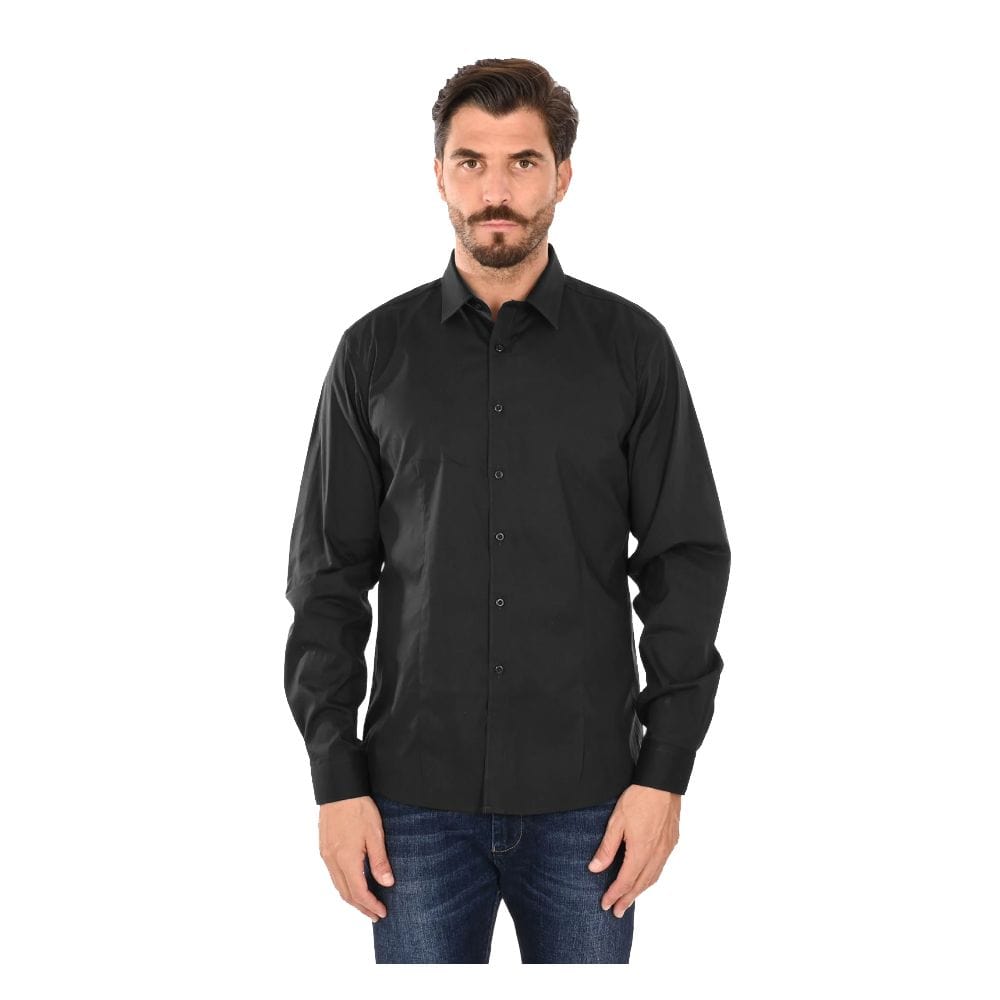 Ballantyne Ballantyne Black Cotton Men's Shirt