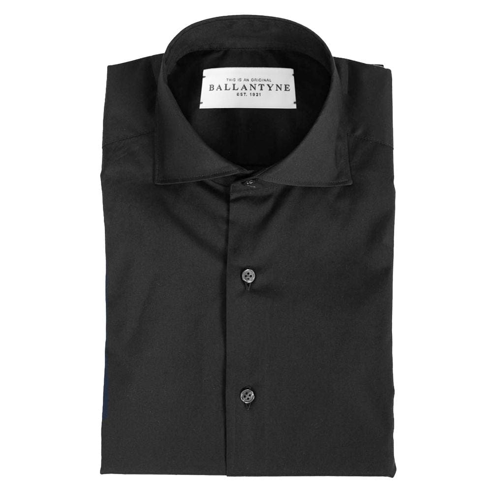 Ballantyne Ballantyne Black Cotton Men's Shirt