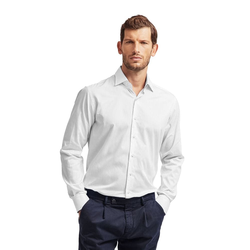 Ballantyne Shirts Ballantyne White Cotton Men's Shirt