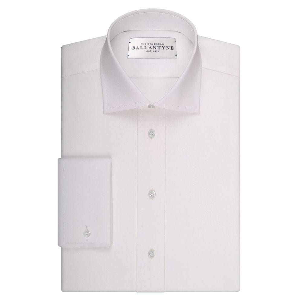Ballantyne Shirts Ballantyne White Cotton Men's Shirt