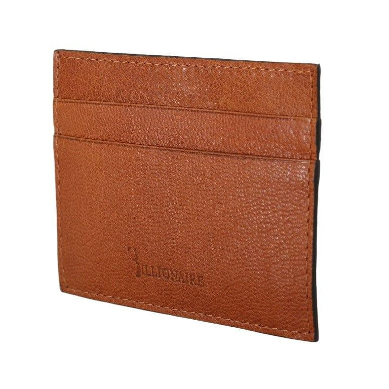 Billionaire Italian Couture Wallets Billionaire Italian Couture Elegant Men's Leather Wallet in Brown