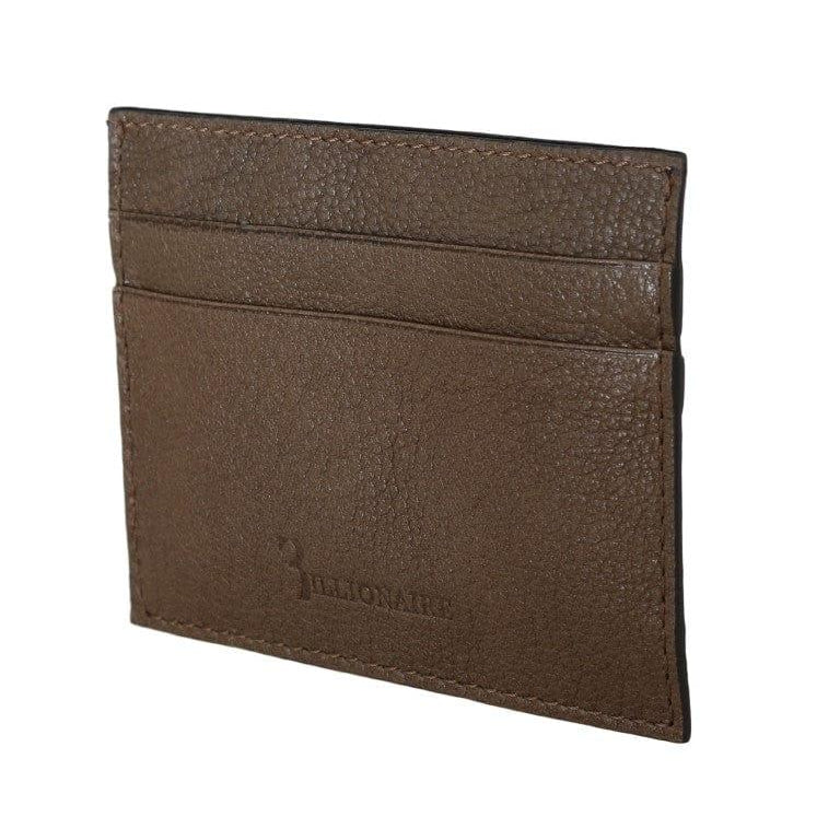 Billionaire Italian Couture Wallets Billionaire Italian Couture Elegant Turtledove Leather Men's Wallet